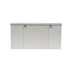 Reception Counter - Type 4 -White   F-RC104-WH