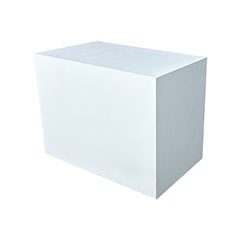 Reception Counter - Type 6 - White  F-RC106-WH