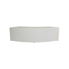 Reception Counter - Type 7 - White  F-RC107-WH