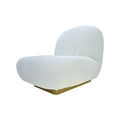 Blanca Accent Chair - White F-AC133-WH