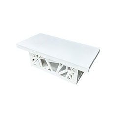 Ollie Coffee Table - White  F-CT142-WH