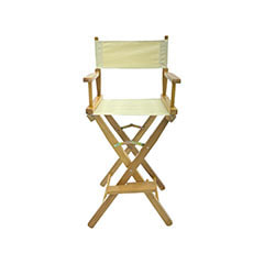 Kubrick Director's High Chair - Cream ​F-DR102-CR