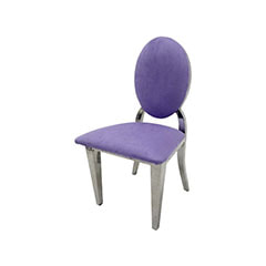 Kids Silver Dior Chair - Lilac ​F-KC132-LL