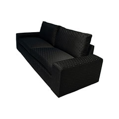 Berlin Sofa - Black Patterned F-SF110-BX