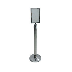 Signage Stand A4 - Type 3 - Silver  F-SS105-SI