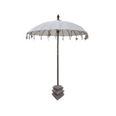 Balinese Umbrella - White  F-UM201-WH